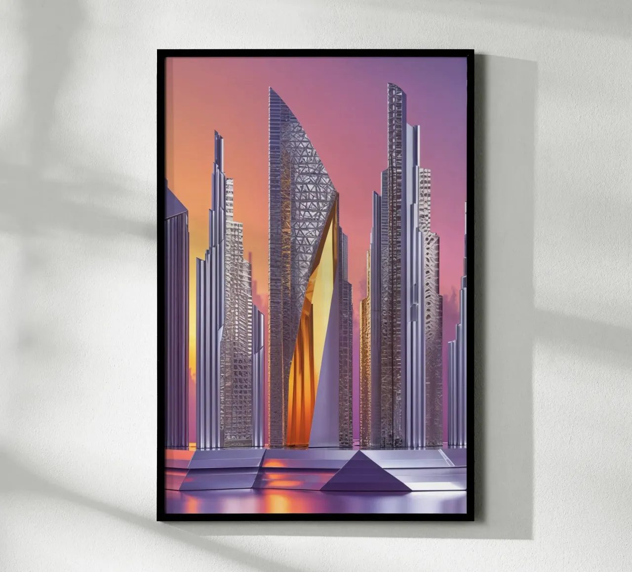 Dreamscapes of Dubai: Abstract Innovation poster da AlbertKlee