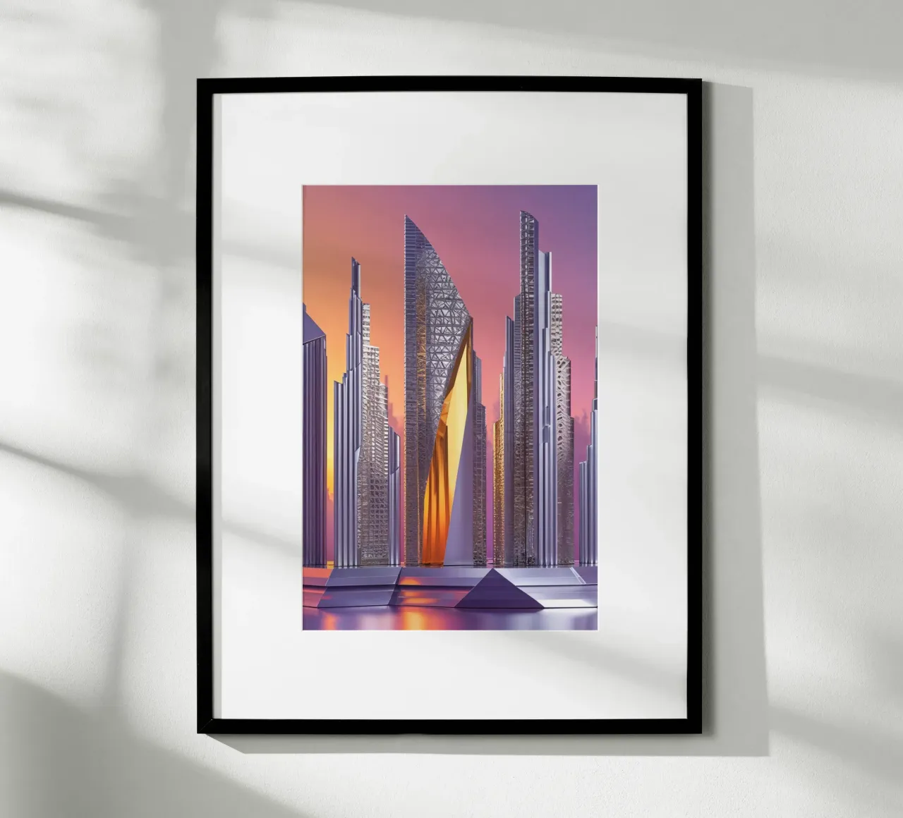 Dreamscapes of Dubai: Abstract Innovation poster da AlbertKlee
