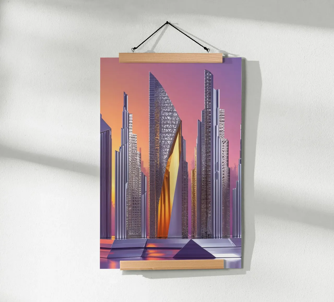 Dreamscapes of Dubai: Abstract Innovation poster da AlbertKlee