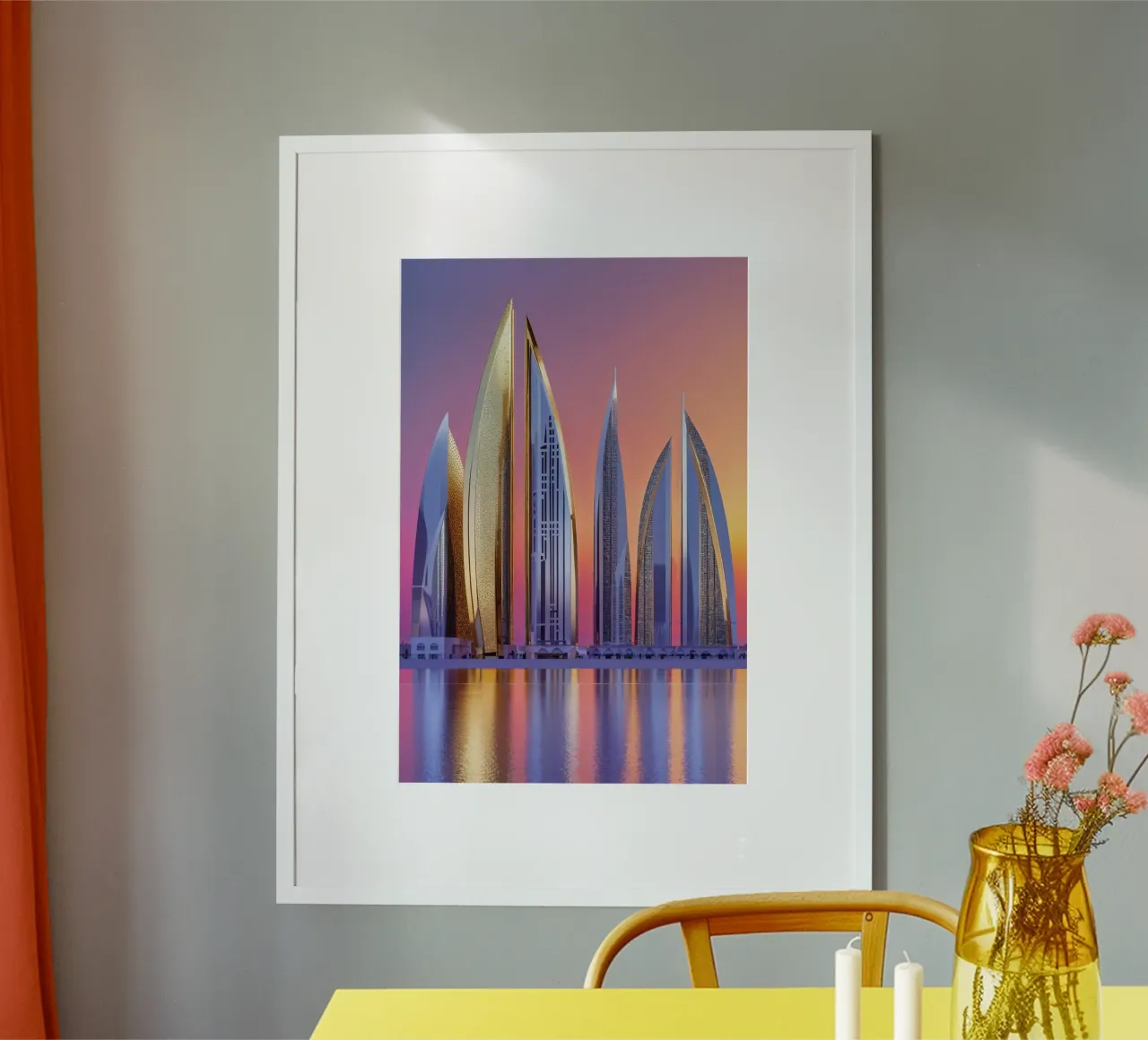 Dubai’s Golden Arches of Progress poster da AlbertKlee