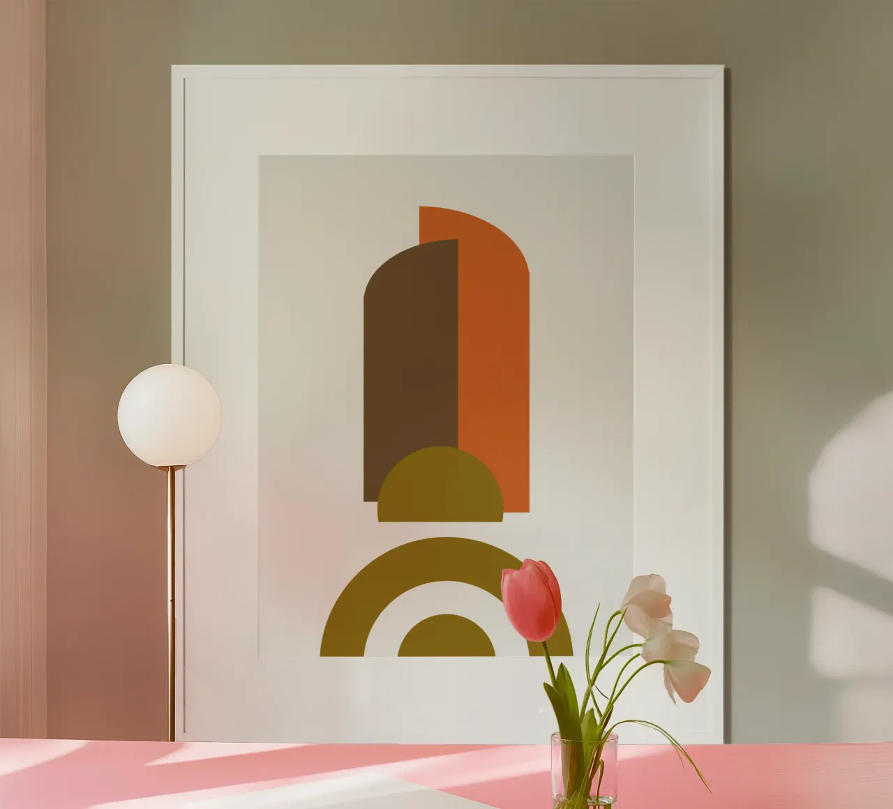 Minimalista moderno semplice elegante poster con telaio in plastica da YSV MINIMALIST