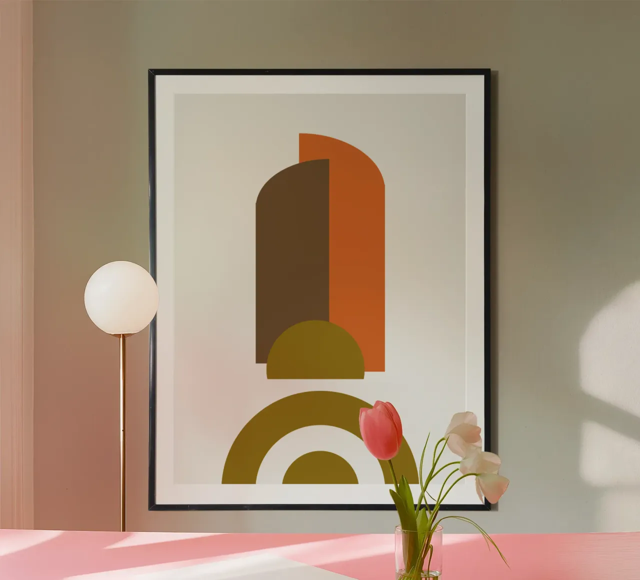 Minimalista moderno semplice elegante poster con telaio in plastica da YSV MINIMALIST