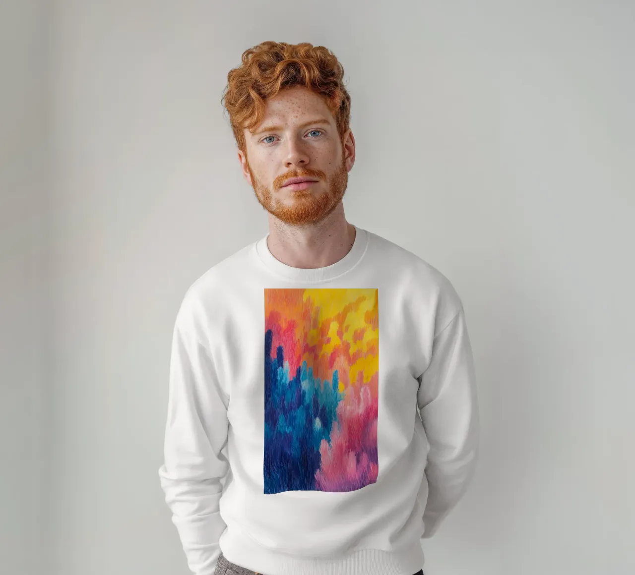 Champs chromatiques duveteux II sweat de studiofox
