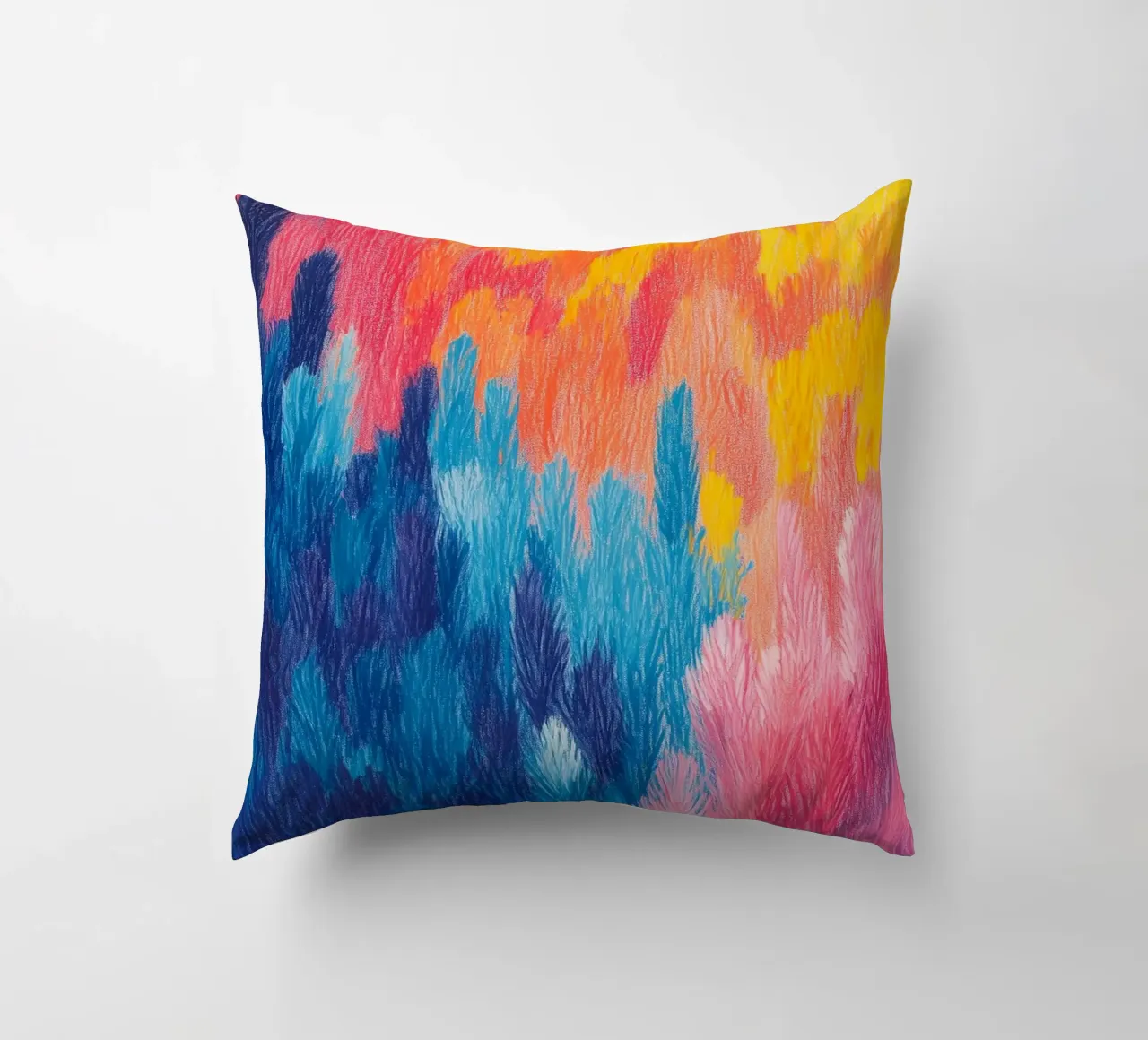Campi di colore soffici II cuscino da studiofox