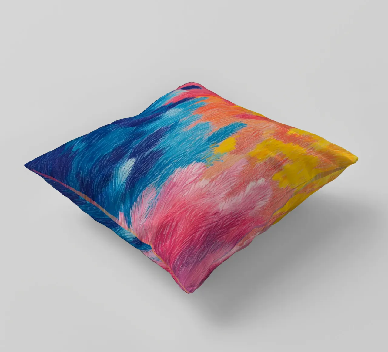 Campi di colore soffici II cuscino da studiofox