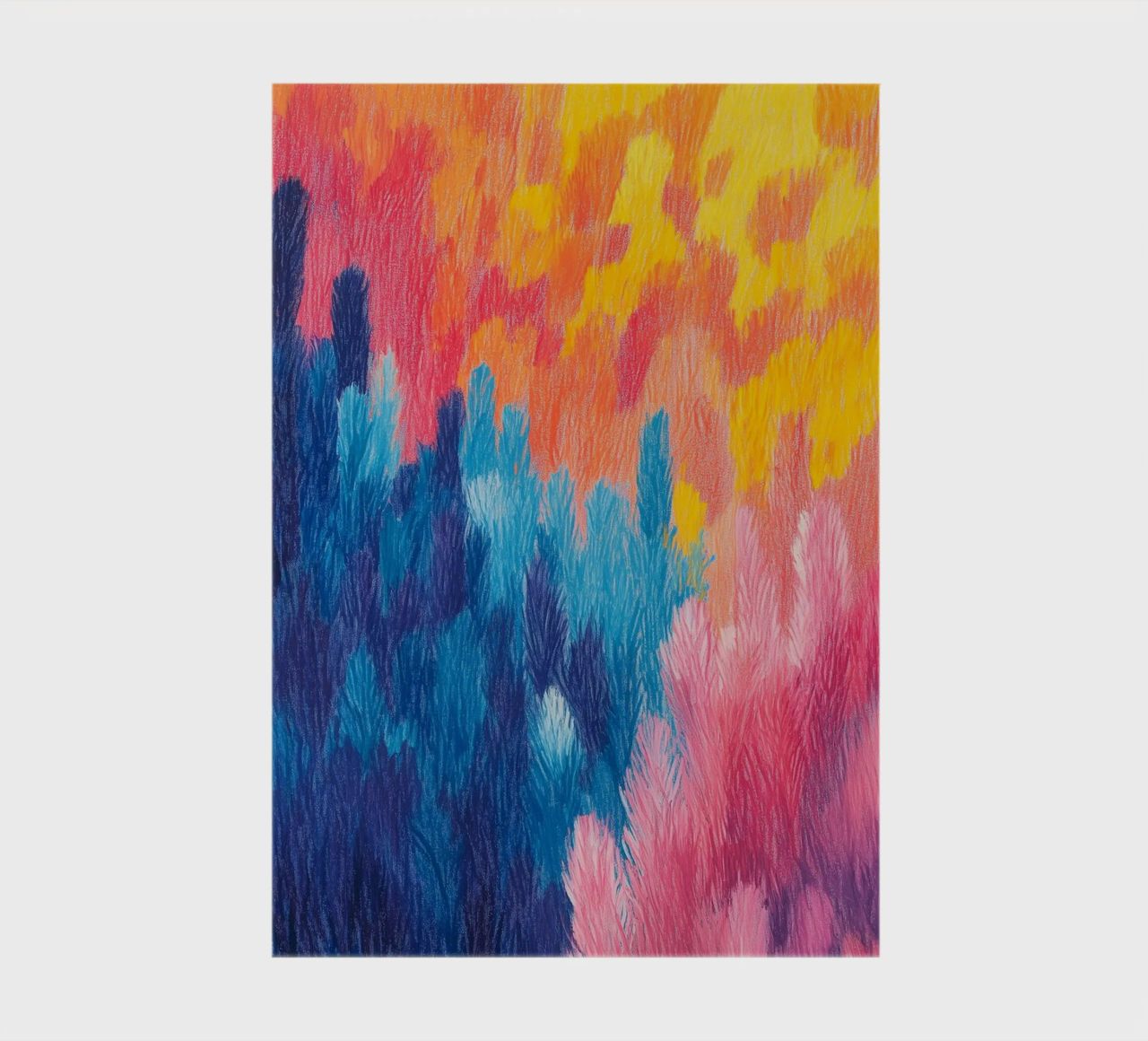 Fluffy colour fields II notebook by studiofox