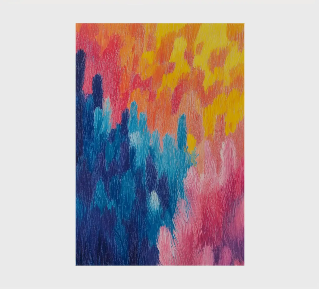 Fluffy colour fields II notebook by studiofox