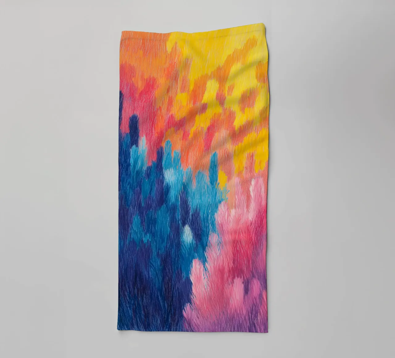 Champs chromatiques duveteux II serviette de bain de studiofox