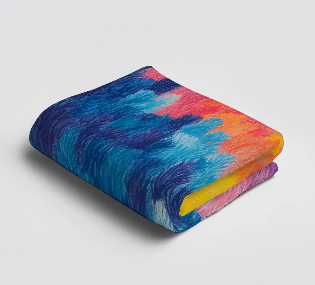 Champs chromatiques duveteux II serviette de bain de studiofox