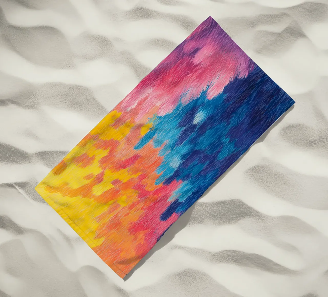 Campi di colore soffici II telo mare da studiofox