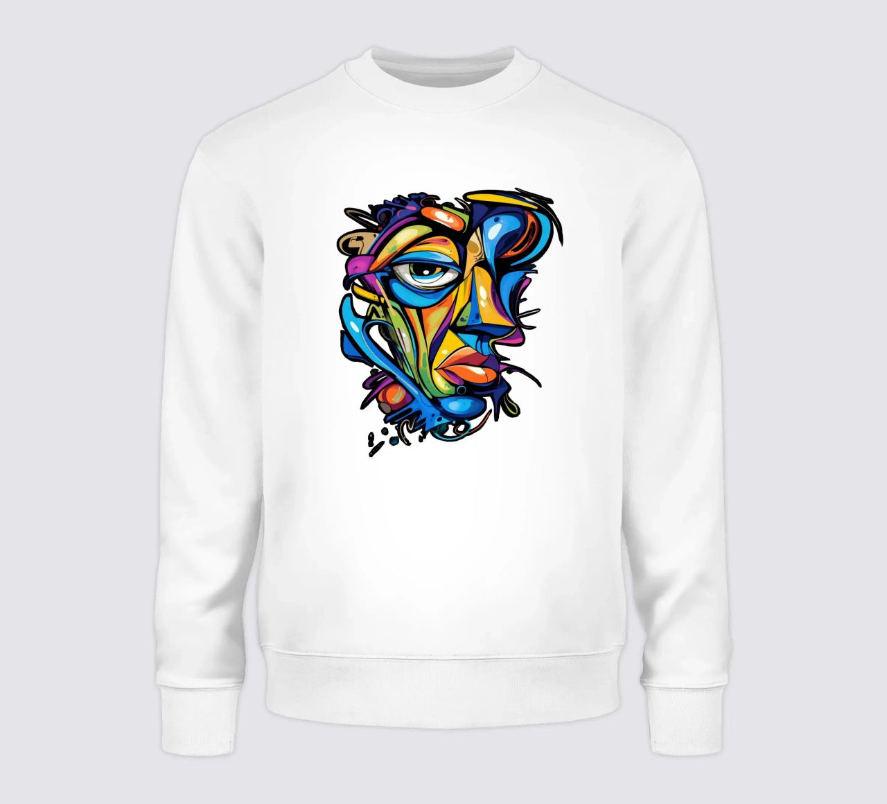 Face #2 felpa da Art Unleashed