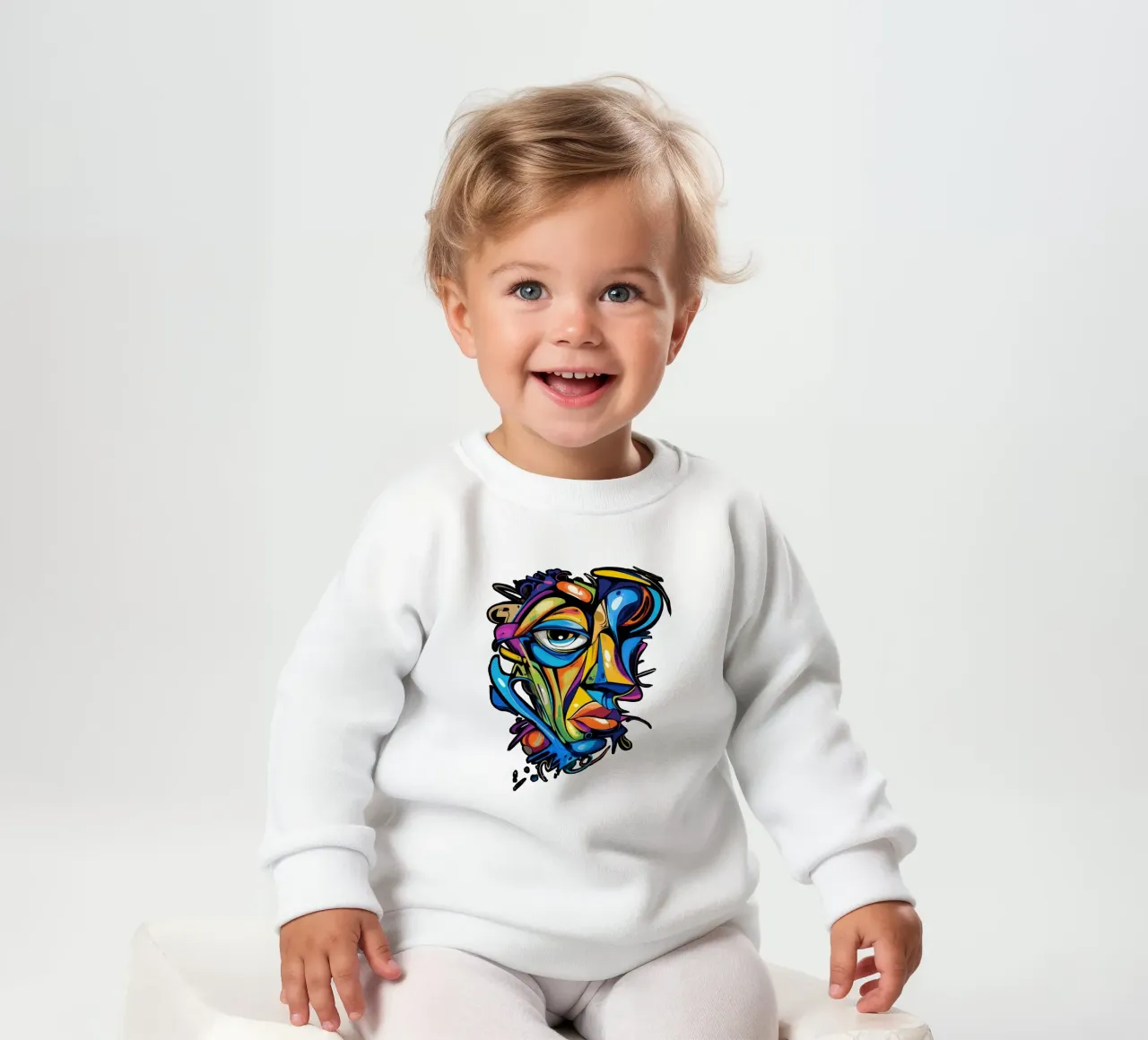 Face #2 sudadera de bebé de Art Unleashed