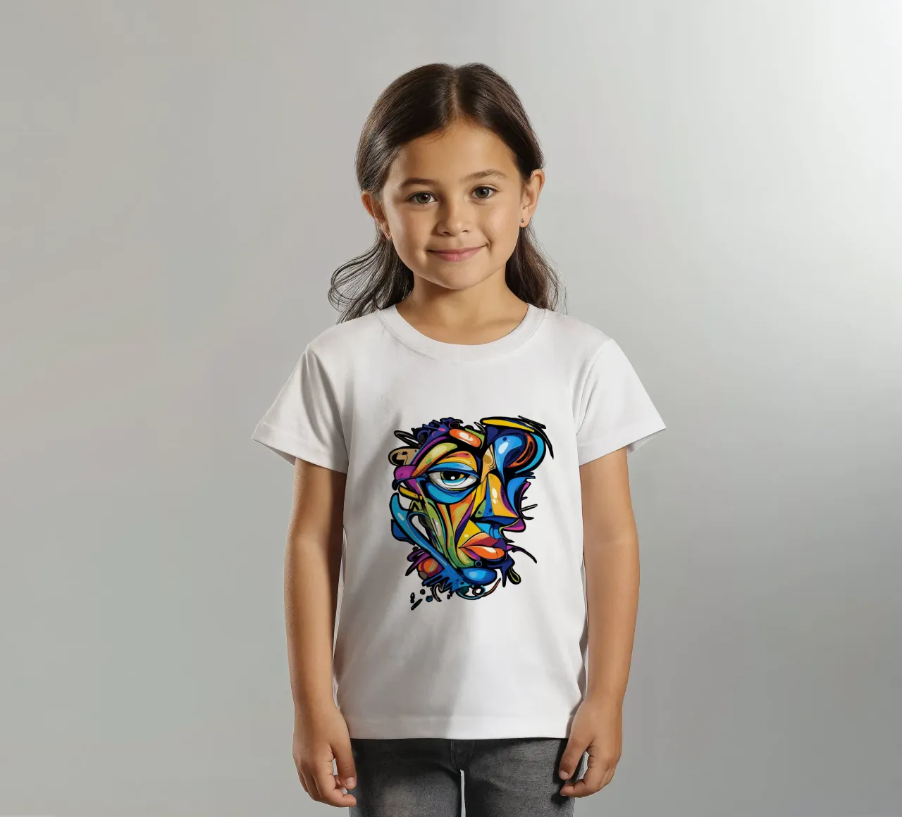 Face #2 t-shirt bambini da Art Unleashed