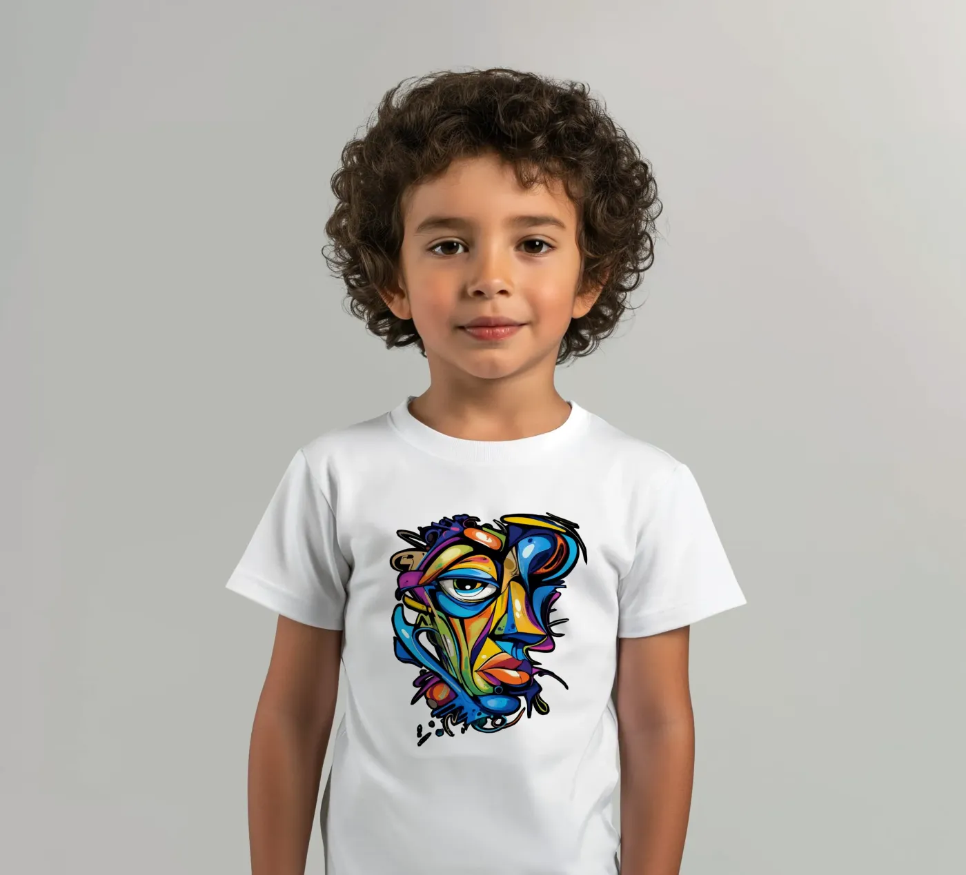 Face #2 t-shirt bambini da Art Unleashed