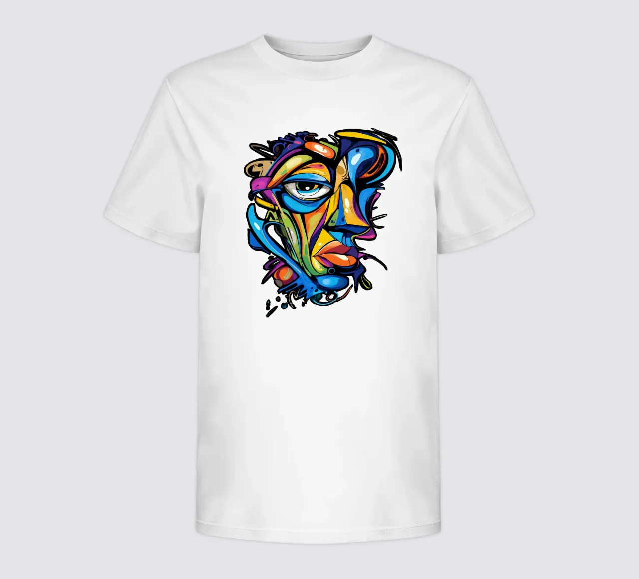 Face #2 t-shirt bambini da Art Unleashed