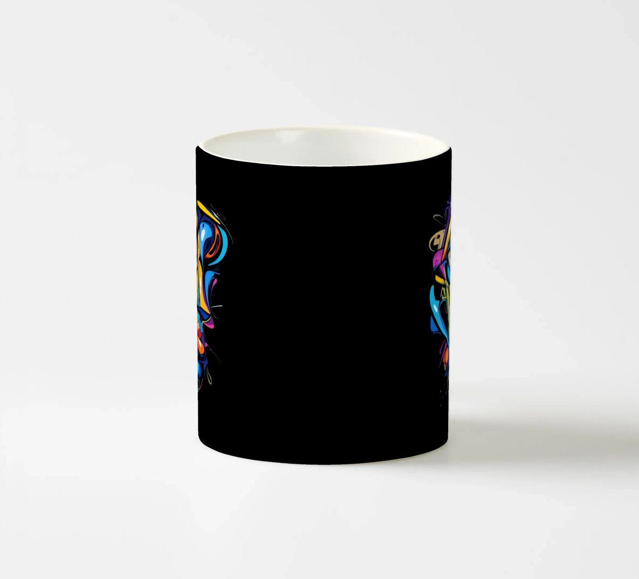 Face #2 tazza in ceramica da Art Unleashed