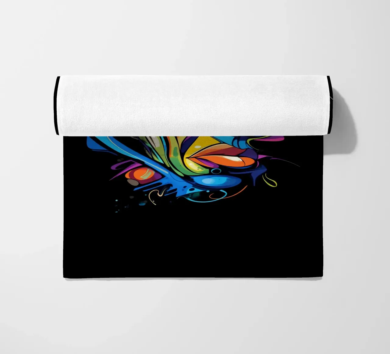 Face #2 beach towel by Art Unleashed