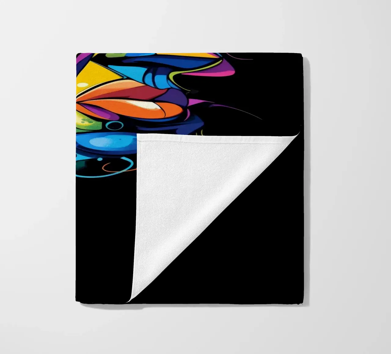 Face #2 beach towel by Art Unleashed