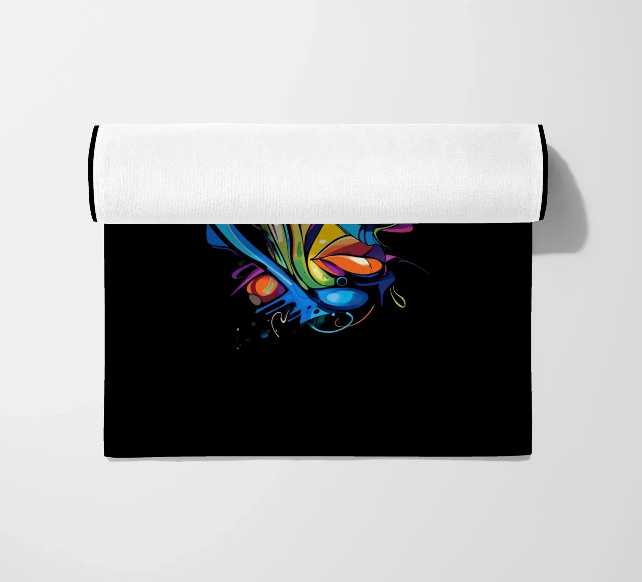 Face #2 beach towel by Art Unleashed