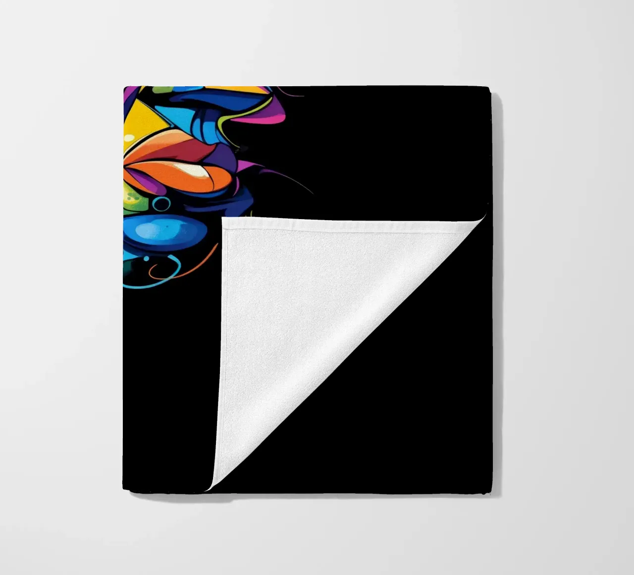Face #2 beach towel by Art Unleashed