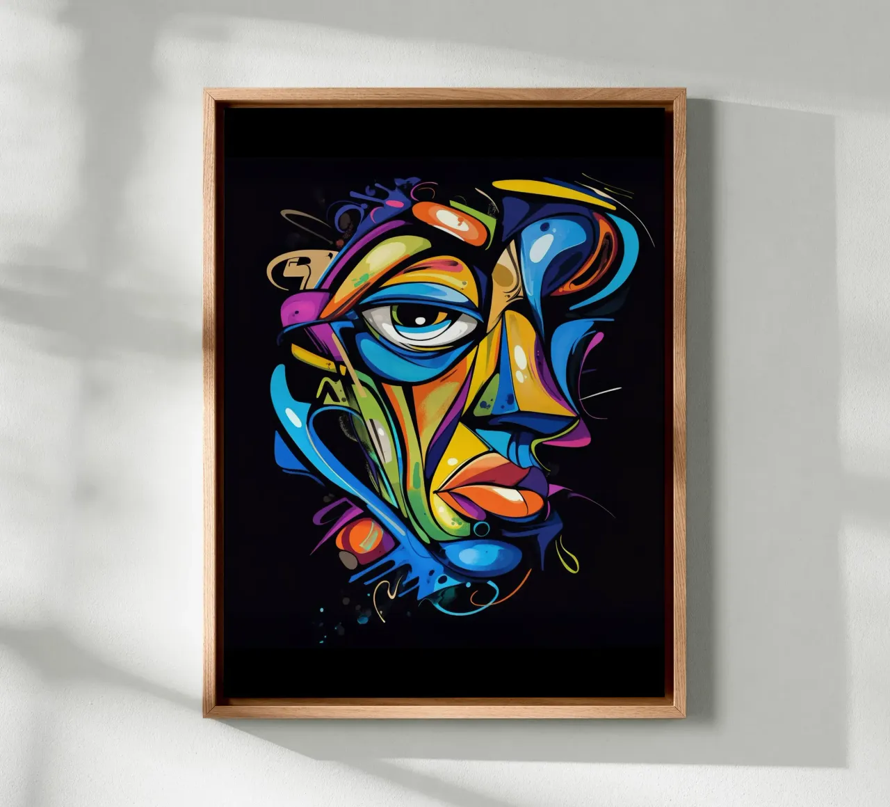Face #2 tela con Cornice a cassetta da Art Unleashed