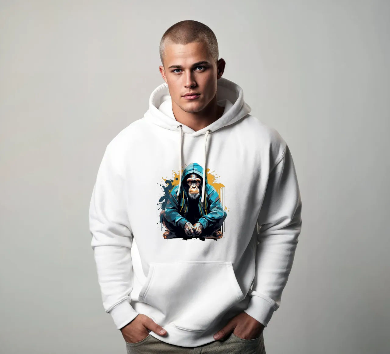 Hood felpa con cappuccio da Art Unleashed