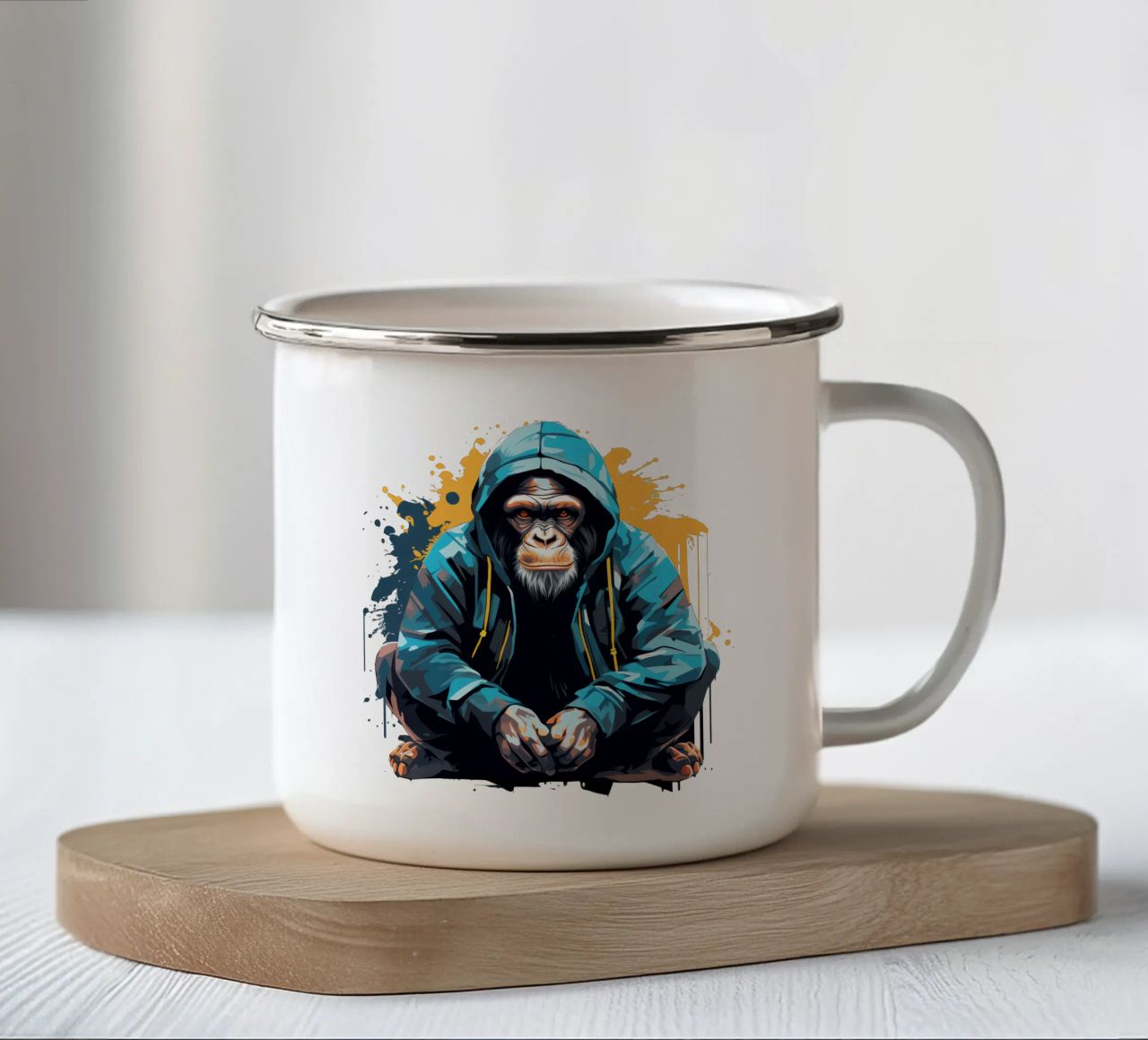 Hood tazza in smalto da Art Unleashed