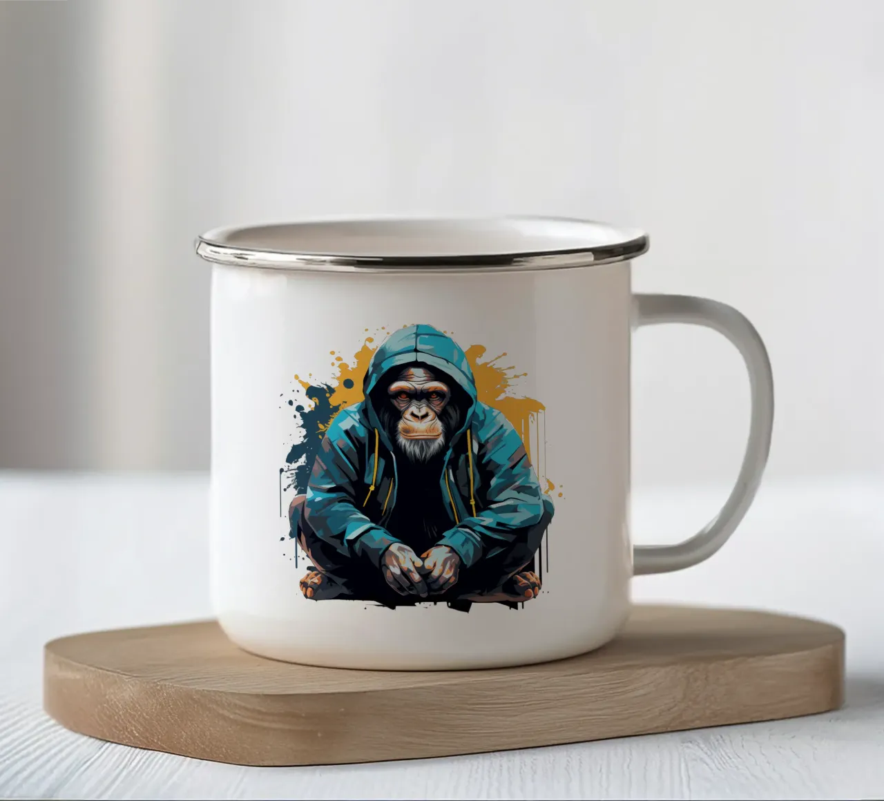 Hood tazza in smalto da Art Unleashed