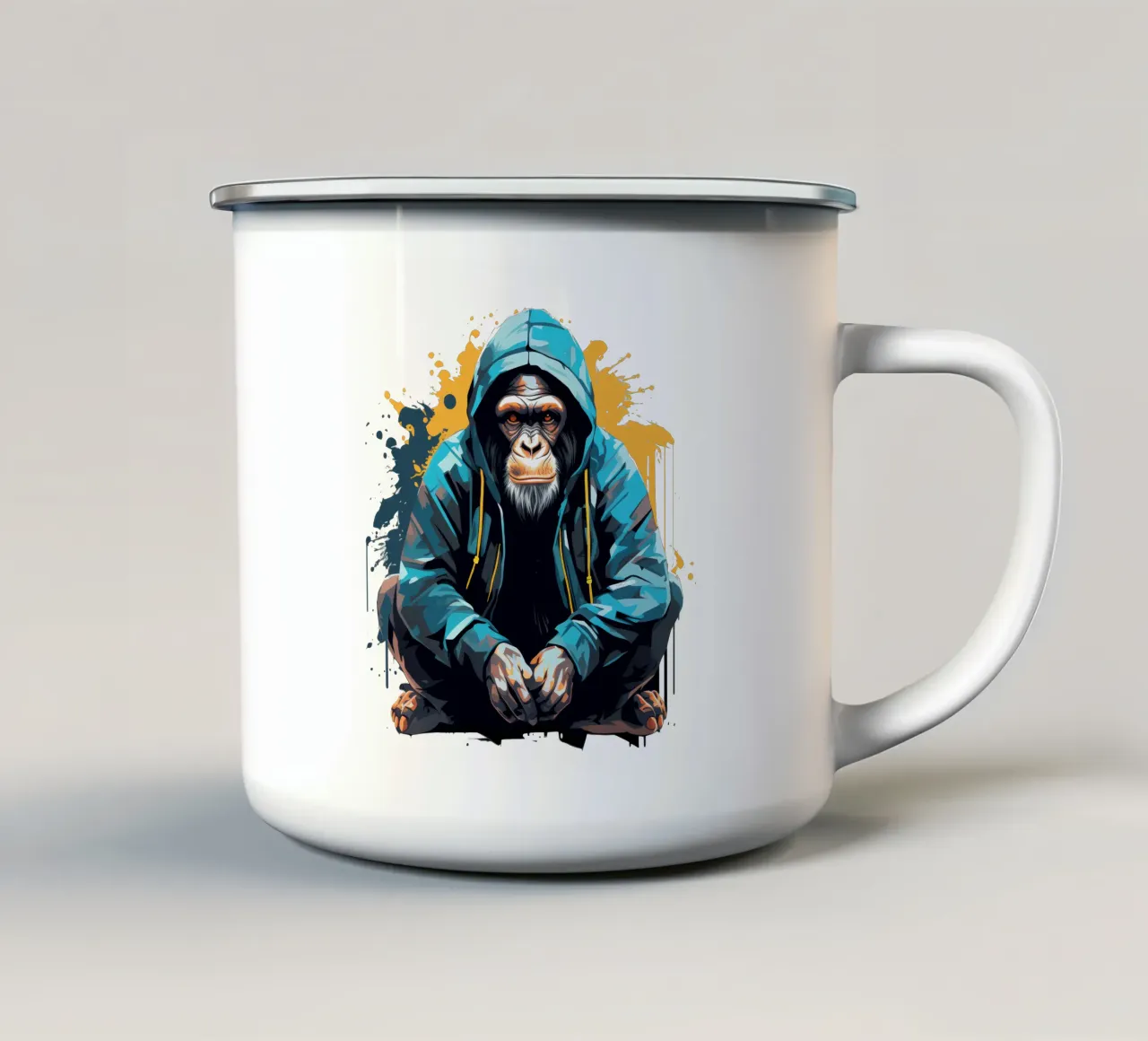 Hood tazza in smalto da Art Unleashed