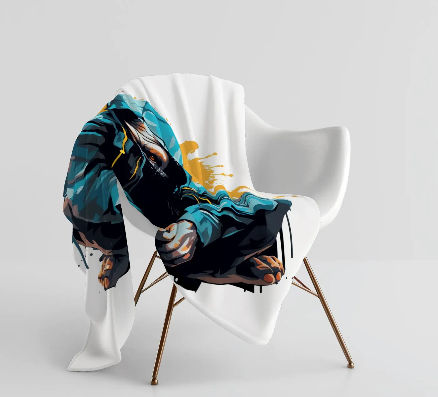 Hood Fleecedecke von Art Unleashed