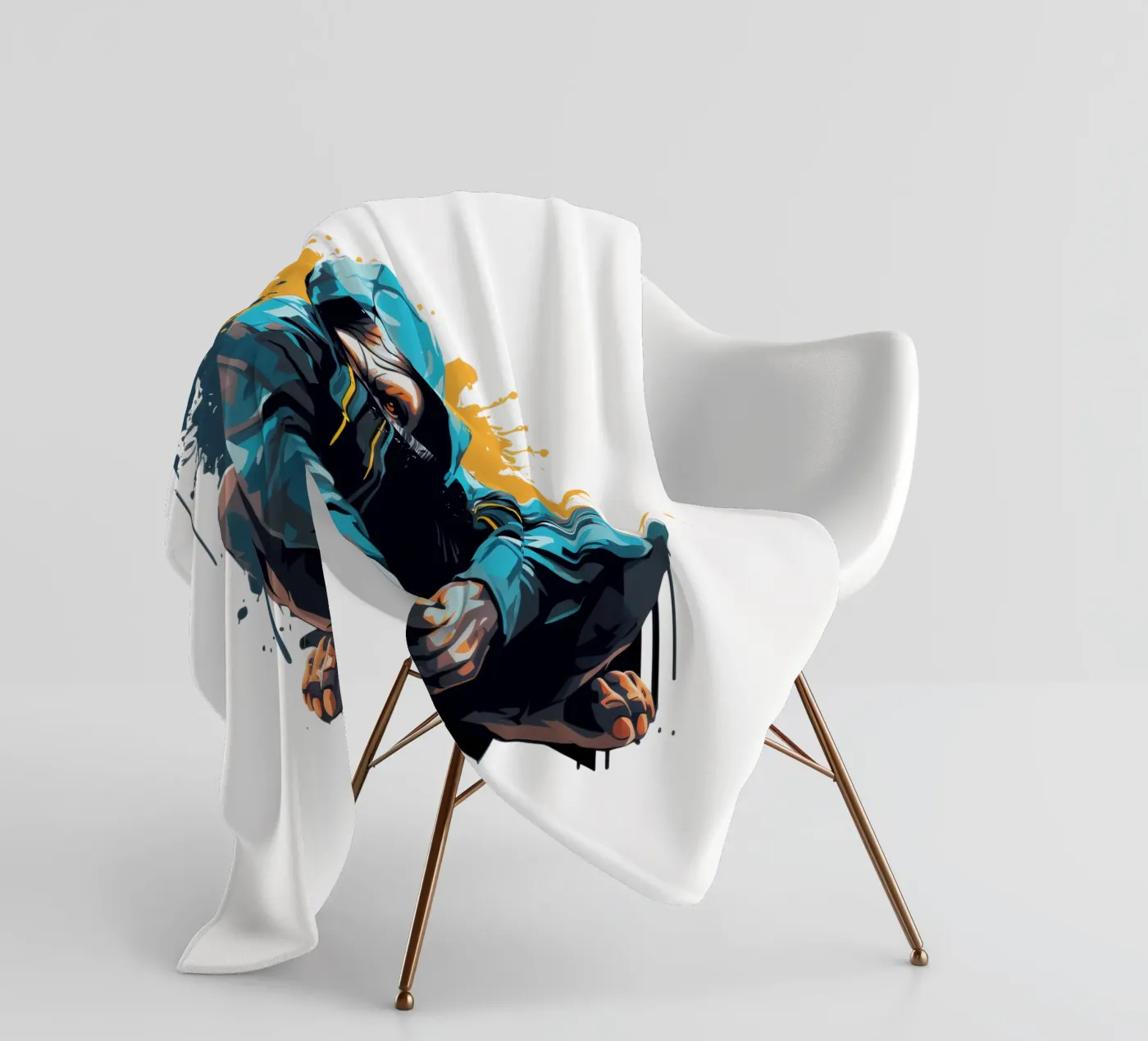 Hood Fleecedecke von Art Unleashed