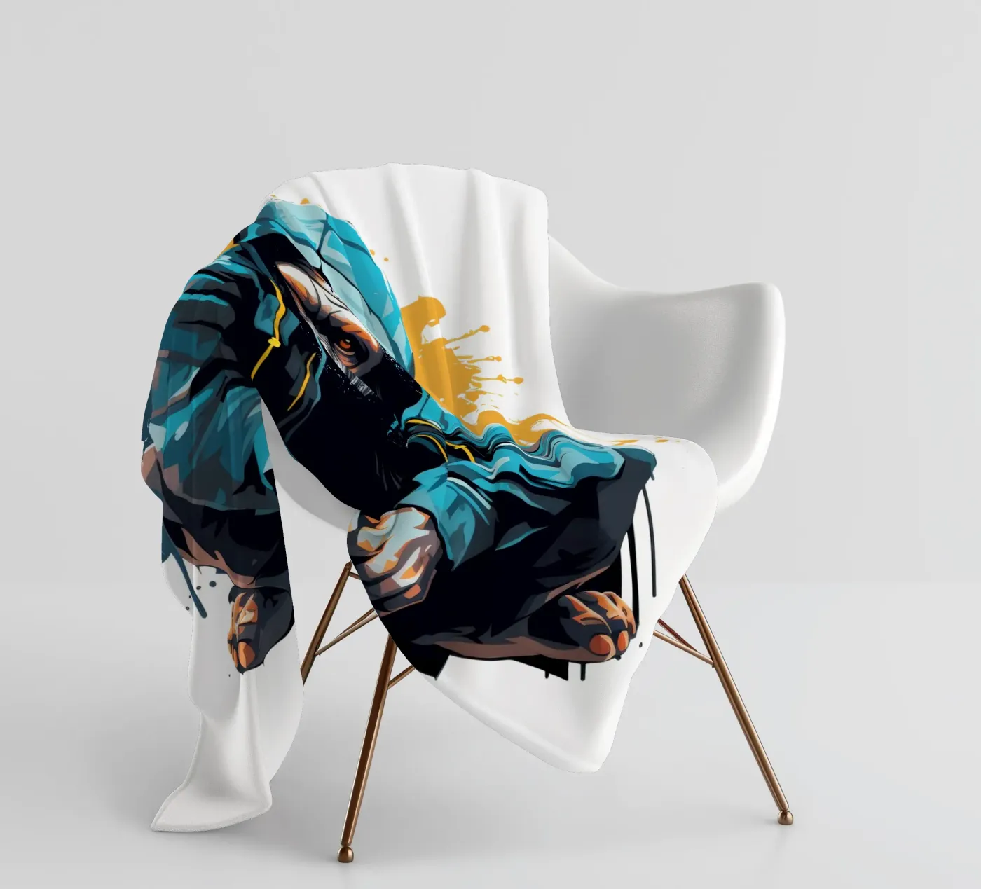 Hood Fleecedecke von Art Unleashed