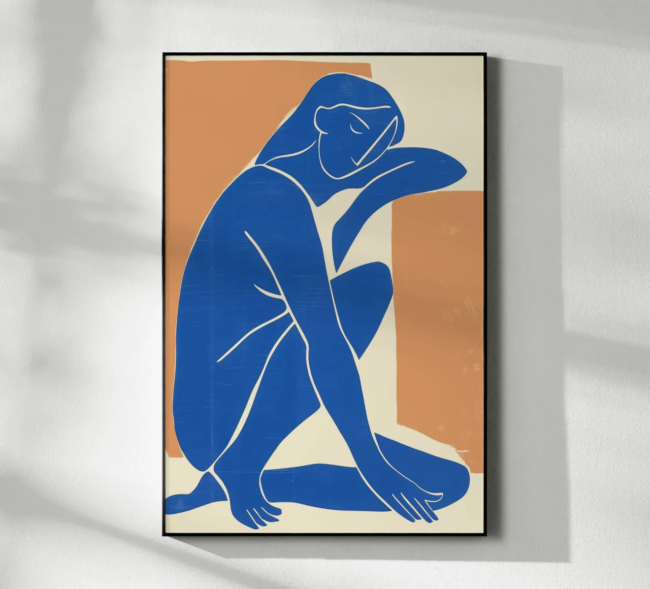 Seated Female Nude | Inspired by Matisse acrylic glass by Autofocus