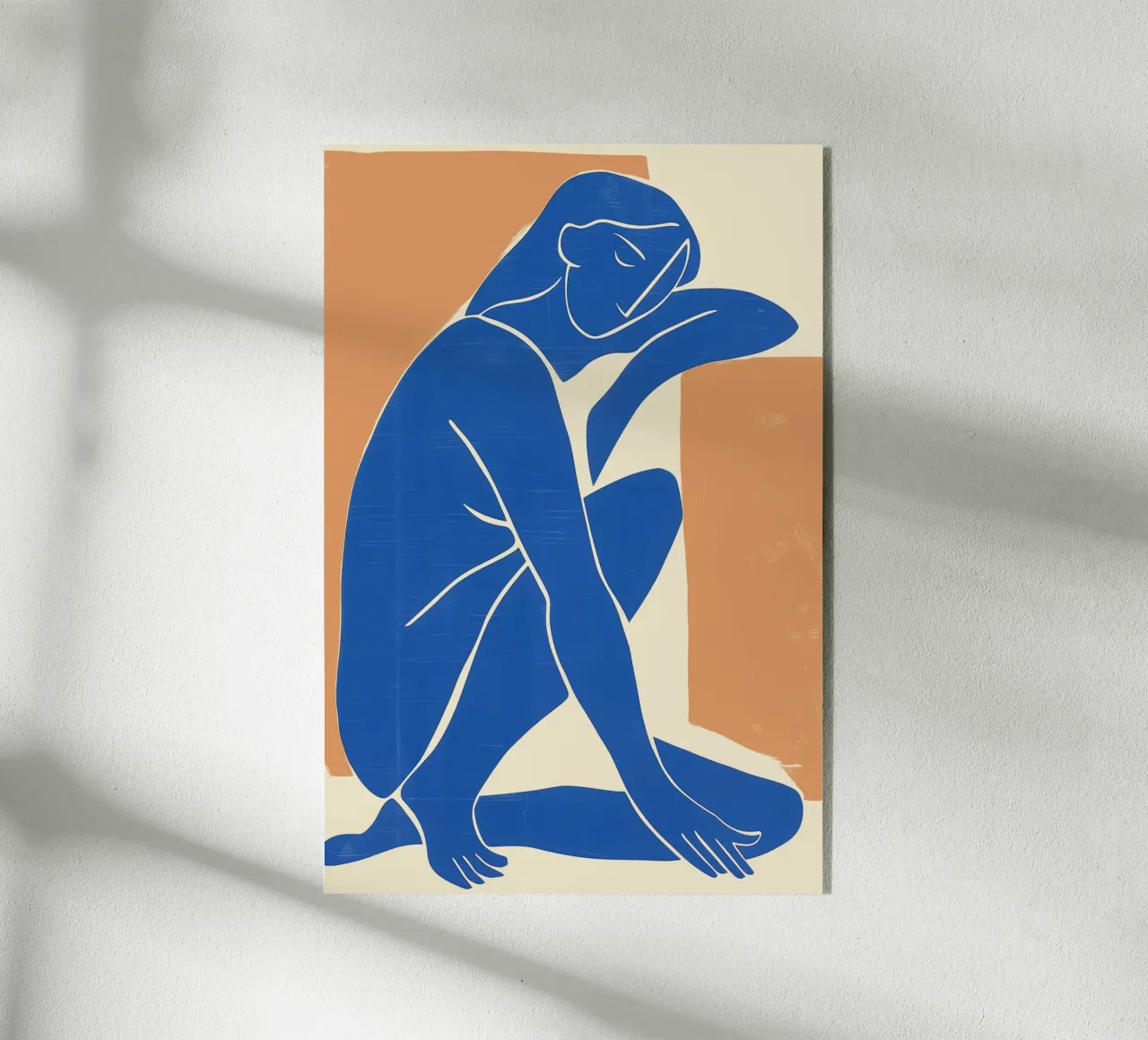 Seated Female Nude | Inspired by Matisse acrylic glass by Autofocus