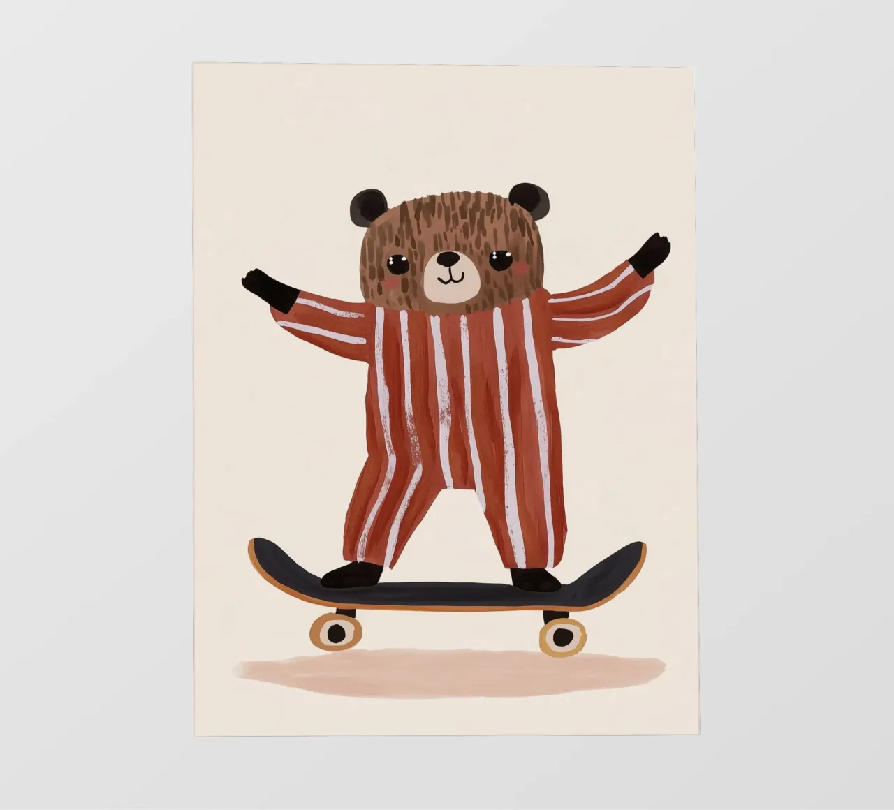 Skating Teddy telo in pvc da treechild