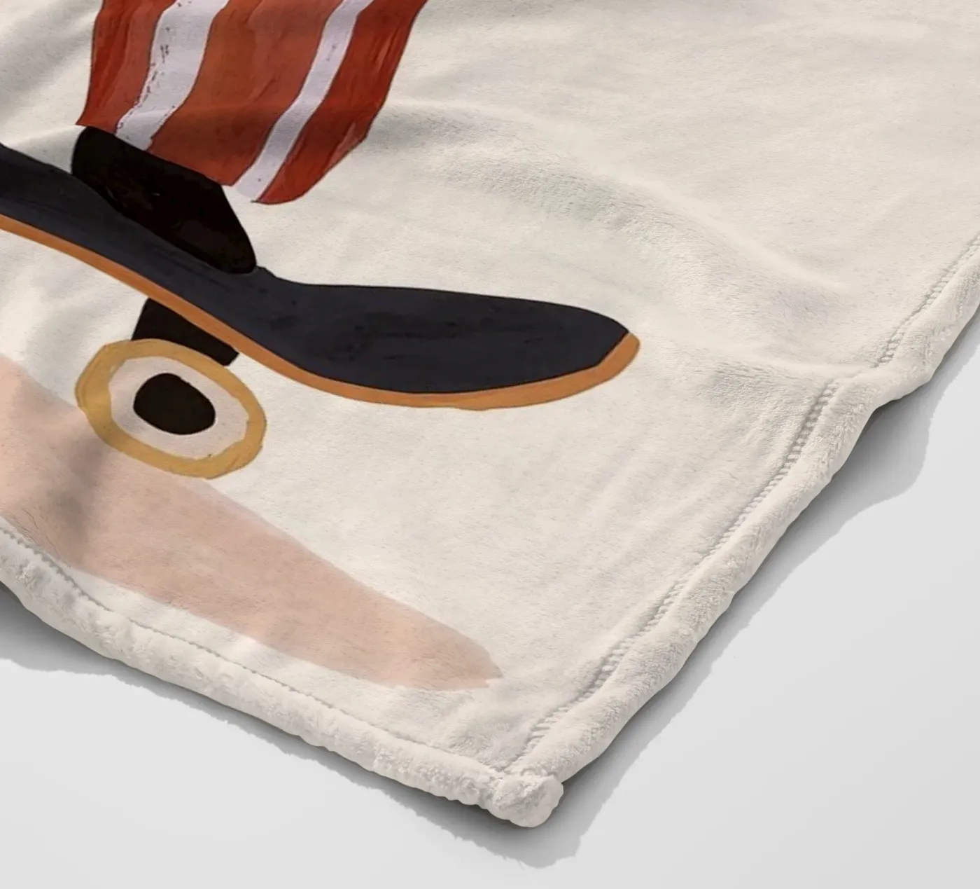 Skating Teddy coperta in pile da treechild