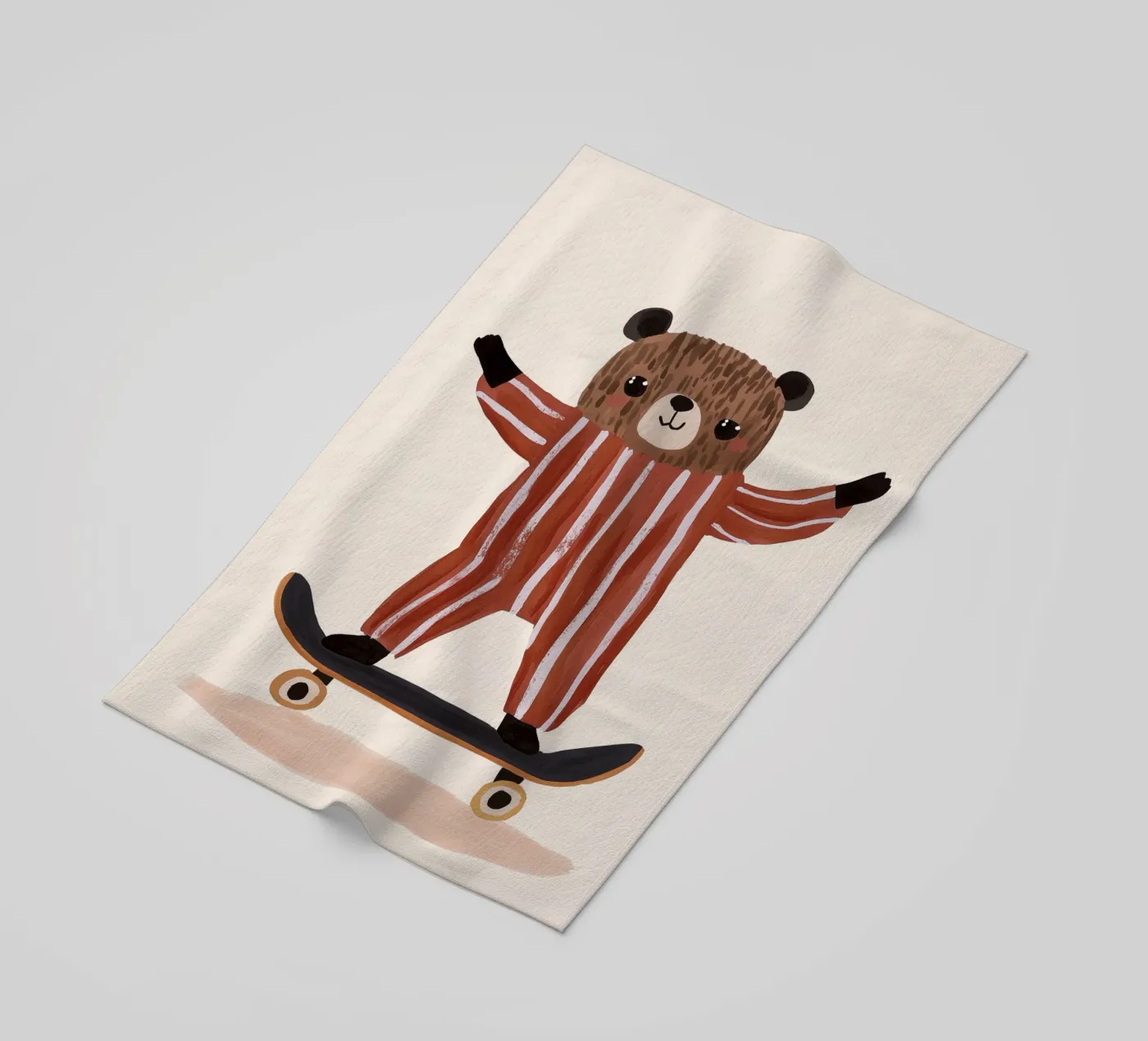 Skating Teddy telo mare da treechild