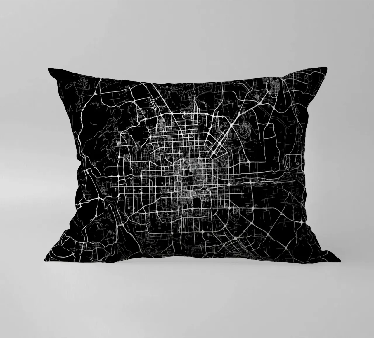 Bejing Black cuscino da Urban Maps