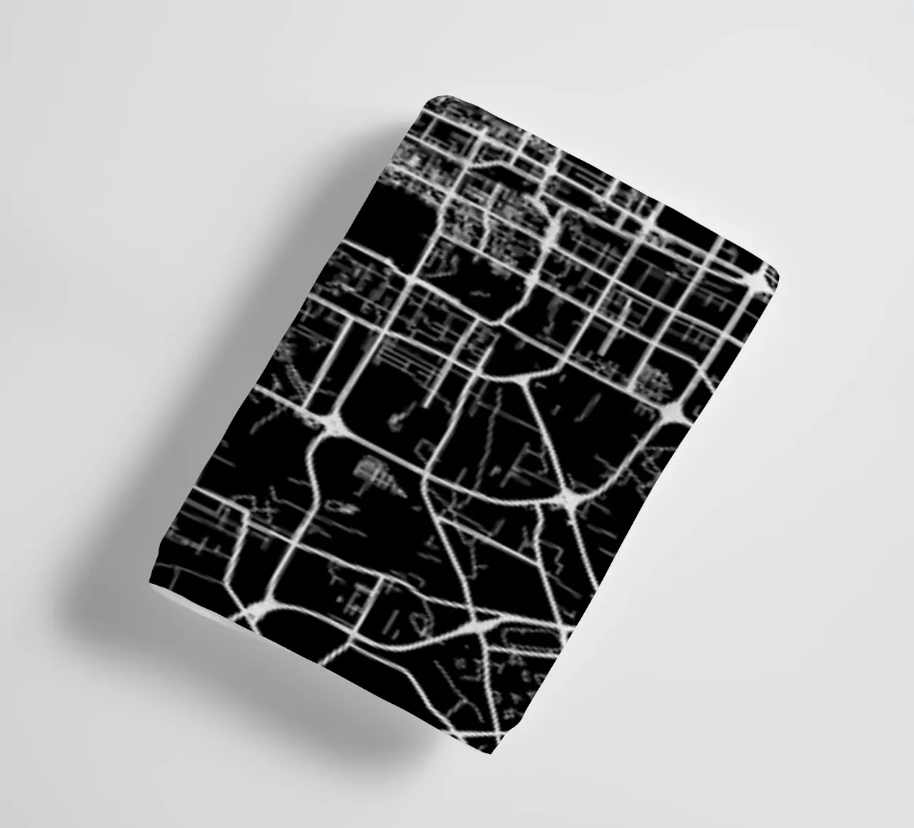 Bejing Black asciugamano da bagno da Urban Maps
