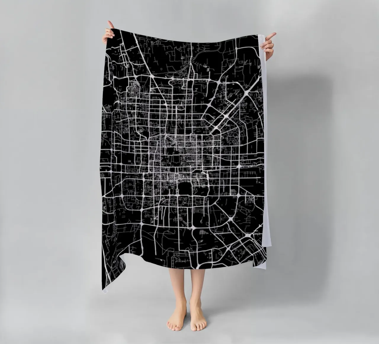 Bejing Black telo mare da Urban Maps