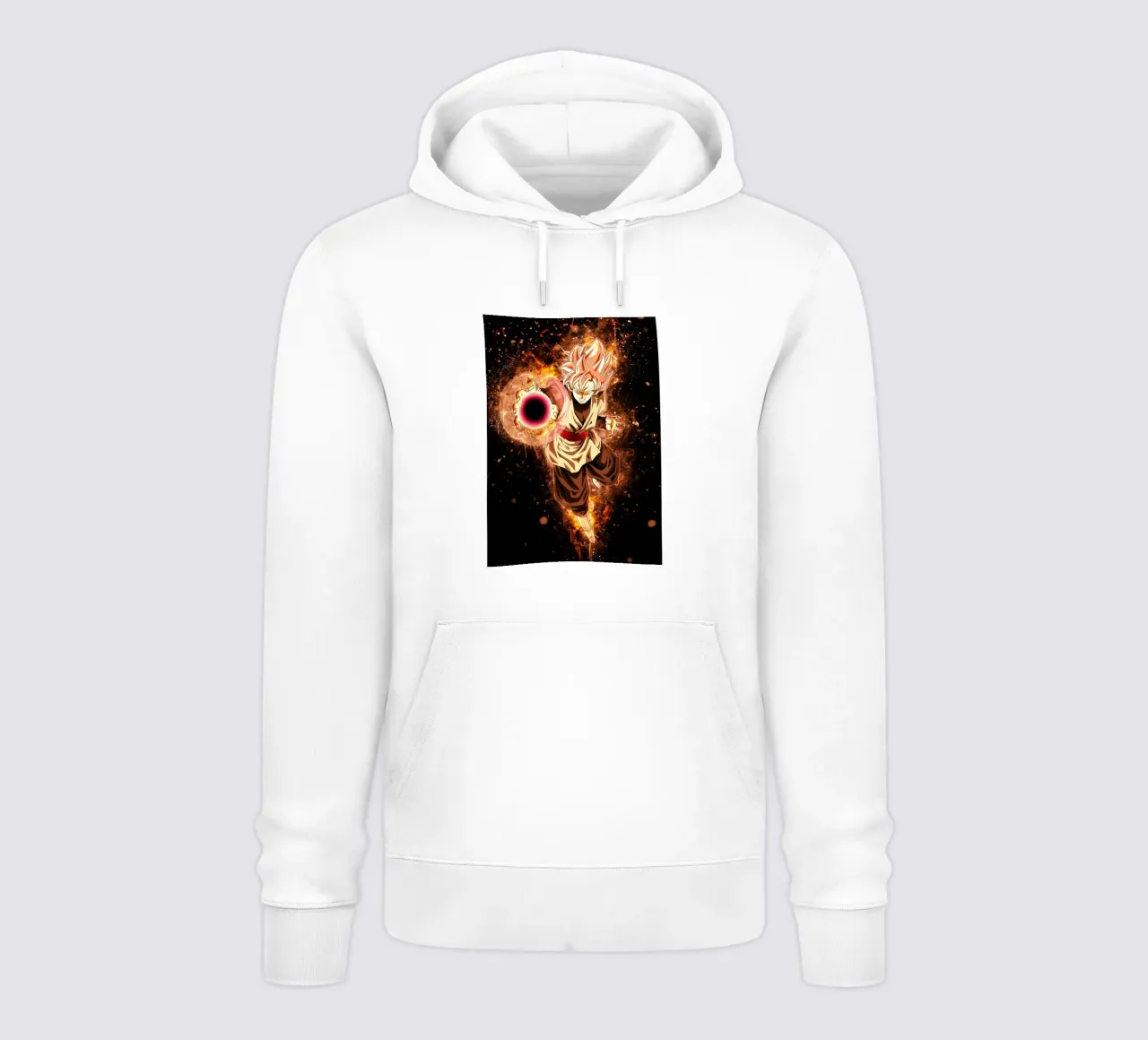 Black SSJ Rose felpa con cappuccio da Neonartstudio