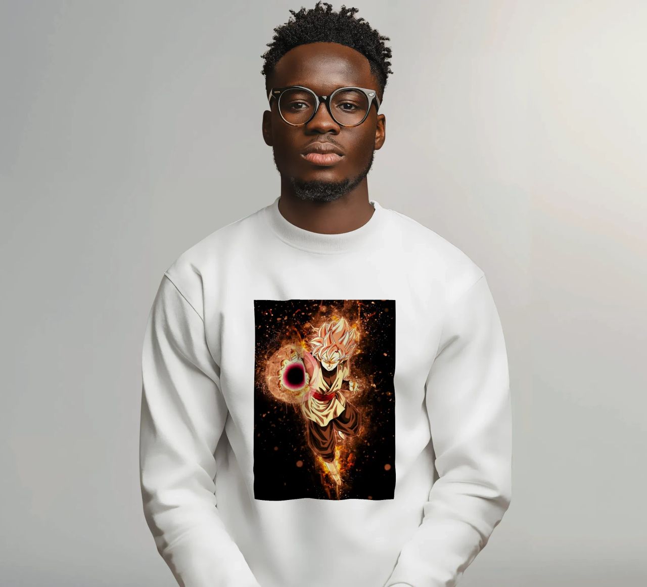 Black SSJ Rose felpa da Neonartstudio
