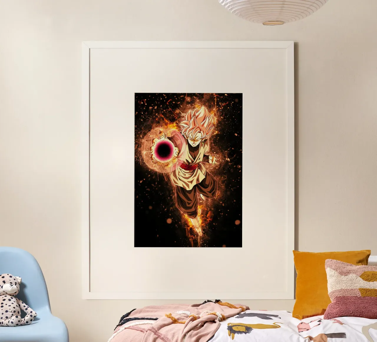 Black SSJ Rose poster da Neonartstudio