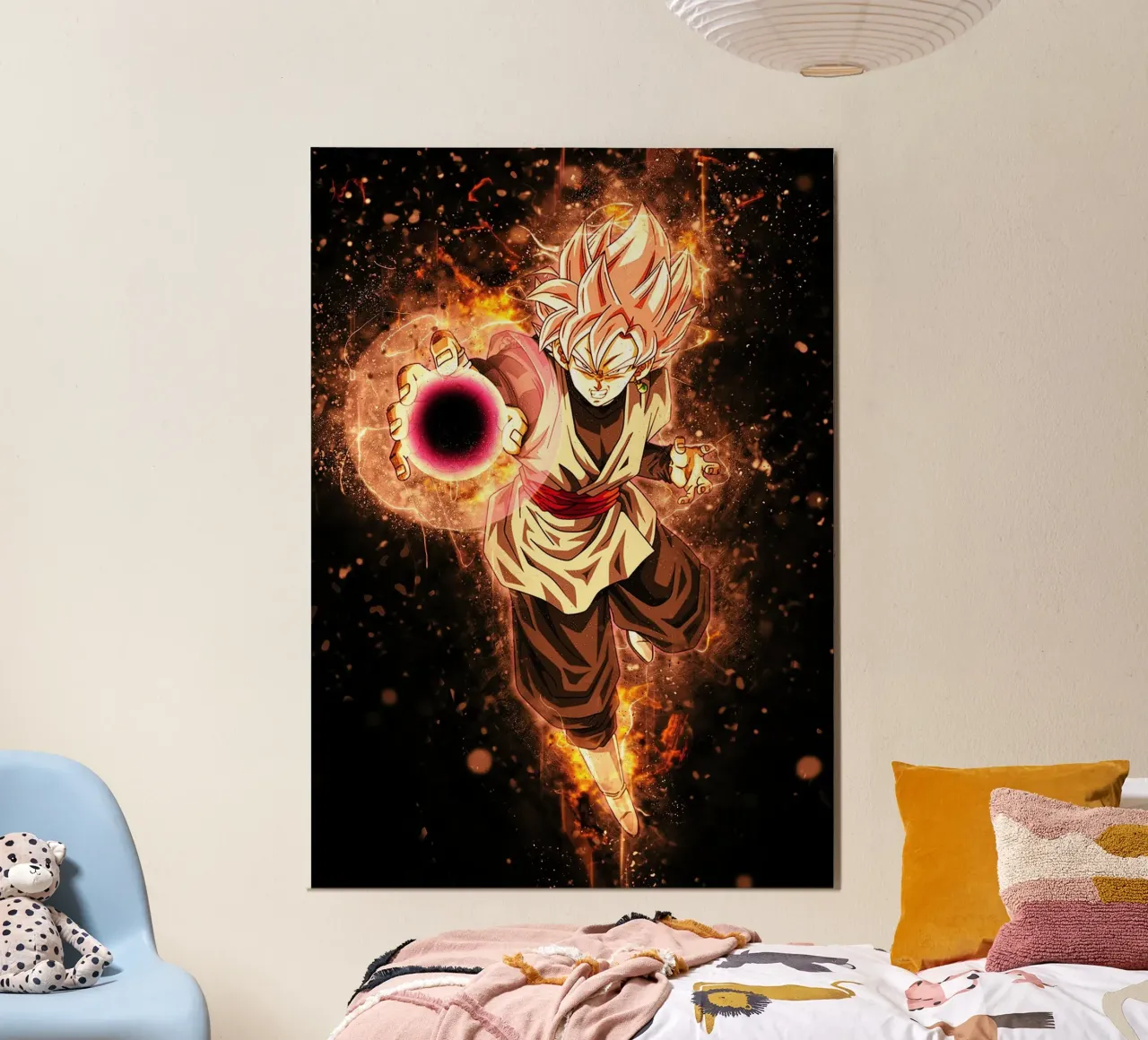 Black SSJ Rose poster da Neonartstudio