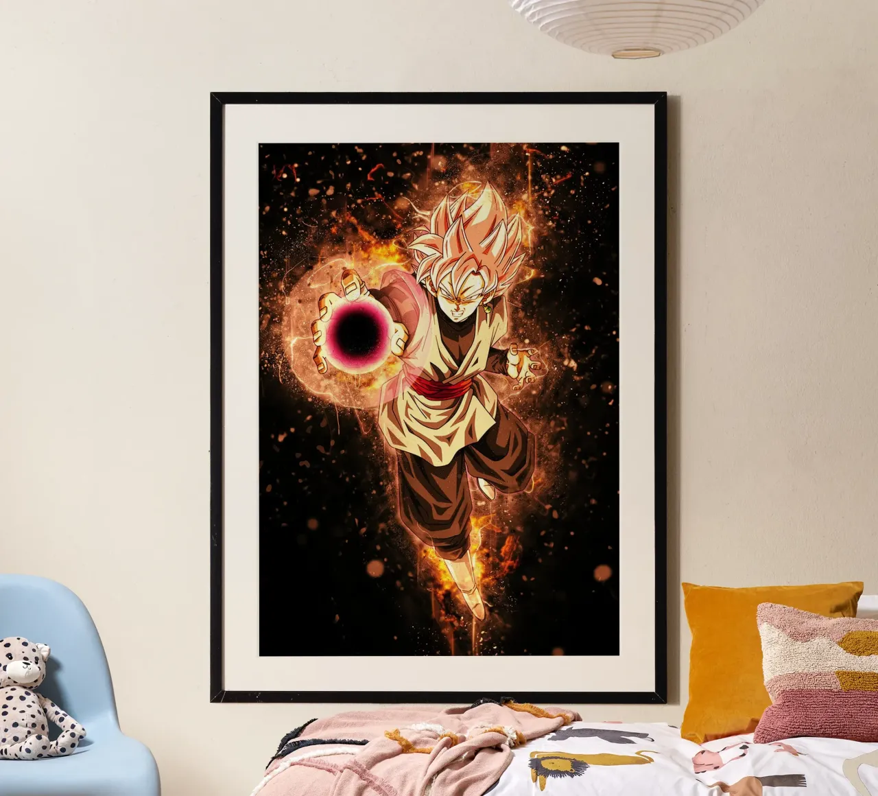 Black SSJ Rose poster da Neonartstudio