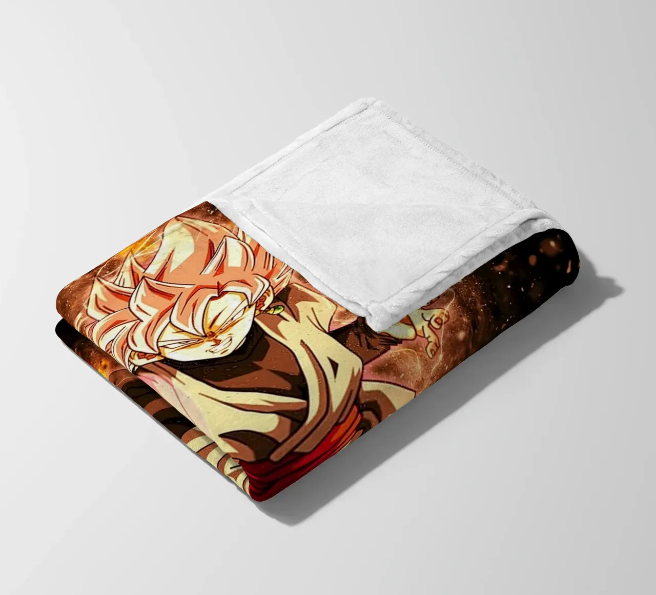 Black SSJ Rose coperta in pile da Neonartstudio