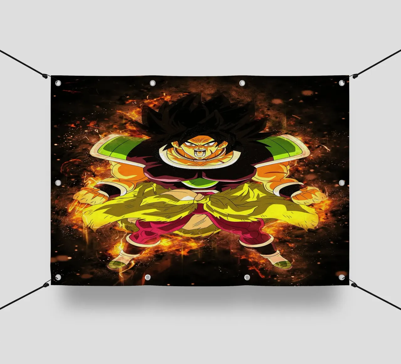 Broly telo in pvc da Neonartstudio