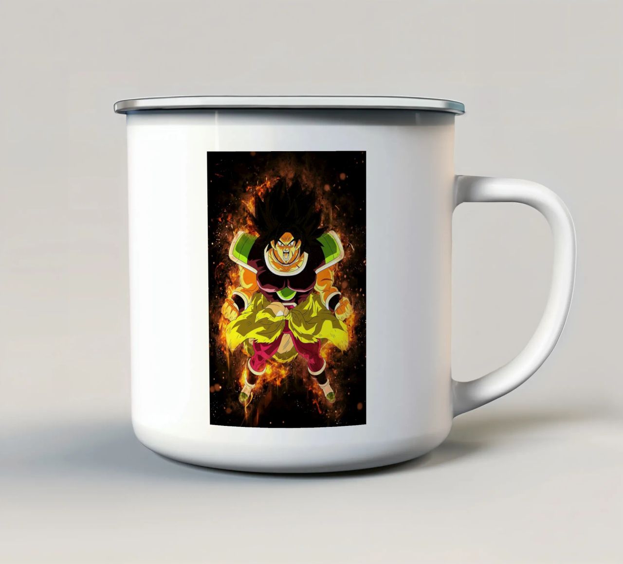 Broly tazza in smalto da Neonartstudio