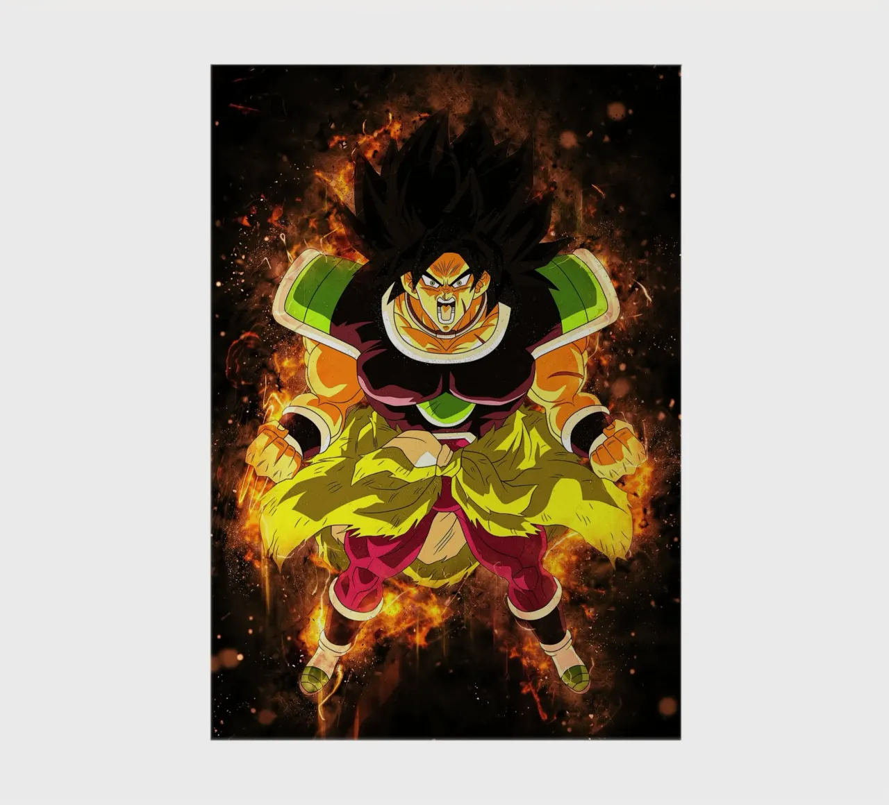 Broly notebook by Neonartstudio