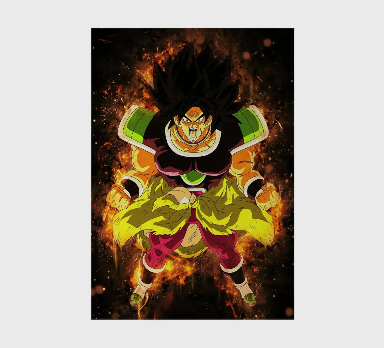 Broly notebook by Neonartstudio